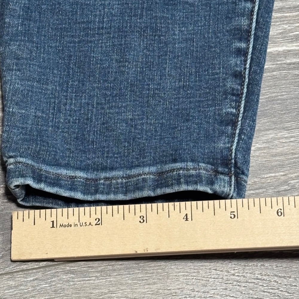 Pistols Arielle Skinny Jeans Medium Wash Moody Blue Ankle Mid Rise 18W 0362 - Picture 4 of 10